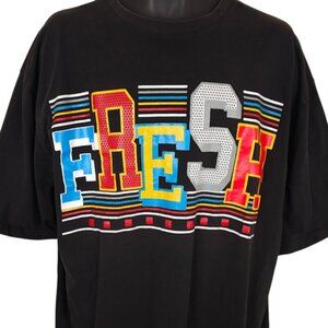 Fresh T Shirt Mens Size 3XL Black Lacquer Streetwear Graphic Tee